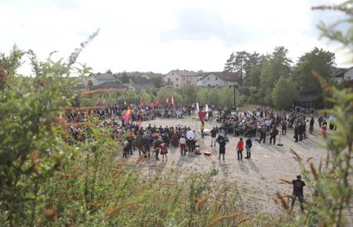 Look Back: Commemoration ceremony at the site of the former Gusen concentration camp, 2026
